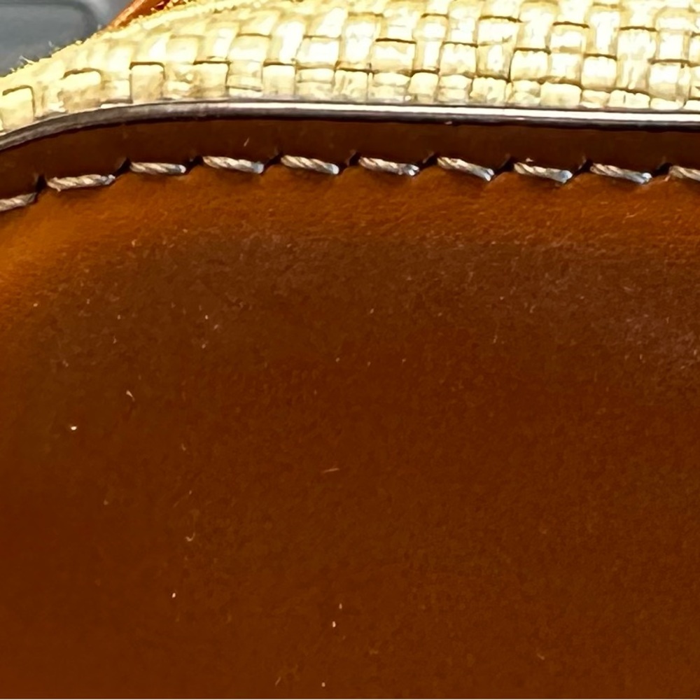 Fendi Mon Tresor Zucca Leather and Canvas Woven Bag - Picture 10 of 15